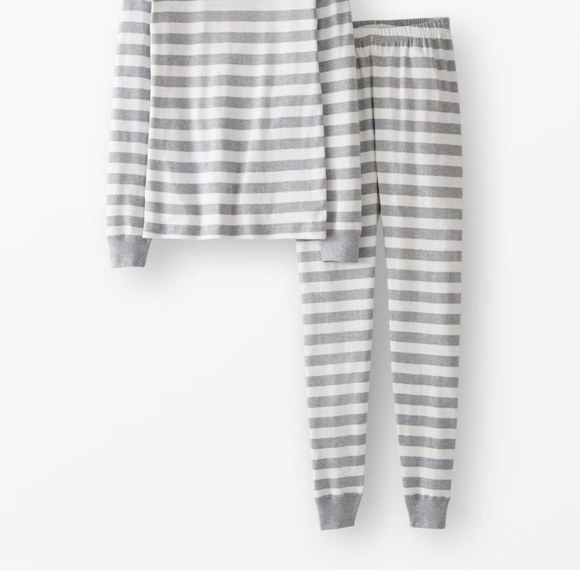 Hanna Andersson Gray Striped Pajama Bottoms - Picture 2 of 11